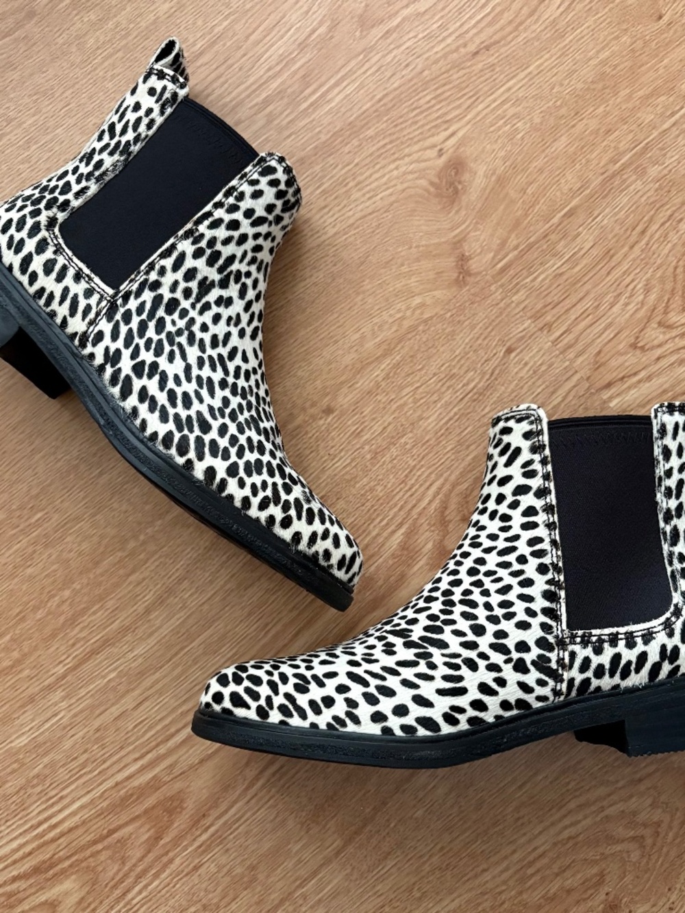 Clark’s Clarkdale Arlo Dalmatian Print Chelsea Boots
